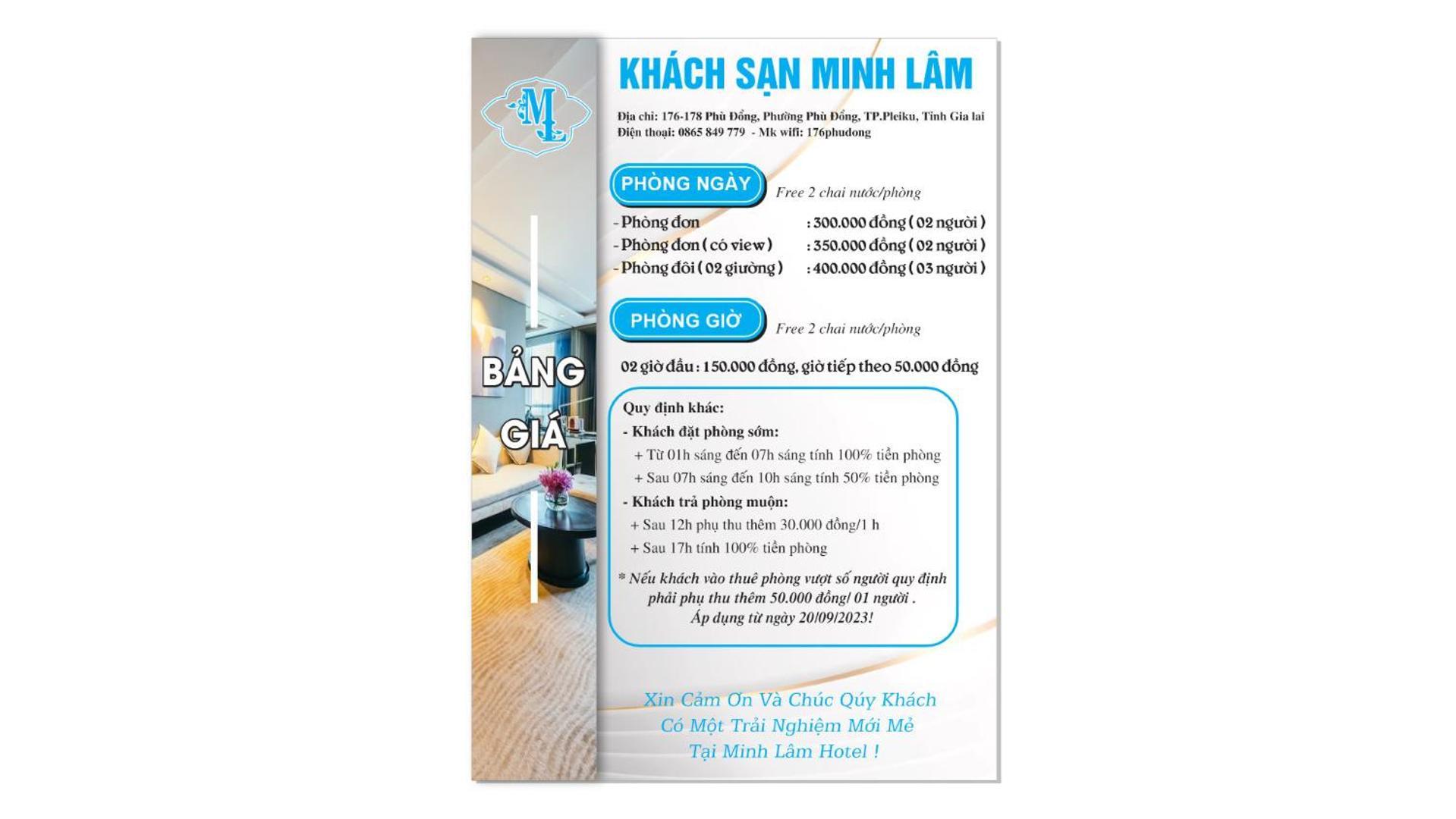 Minh Lam Hotel 波来古市 外观 照片